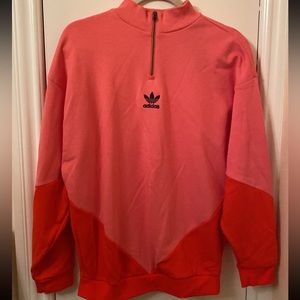 New Adidas Women Pink Sweatshirt S